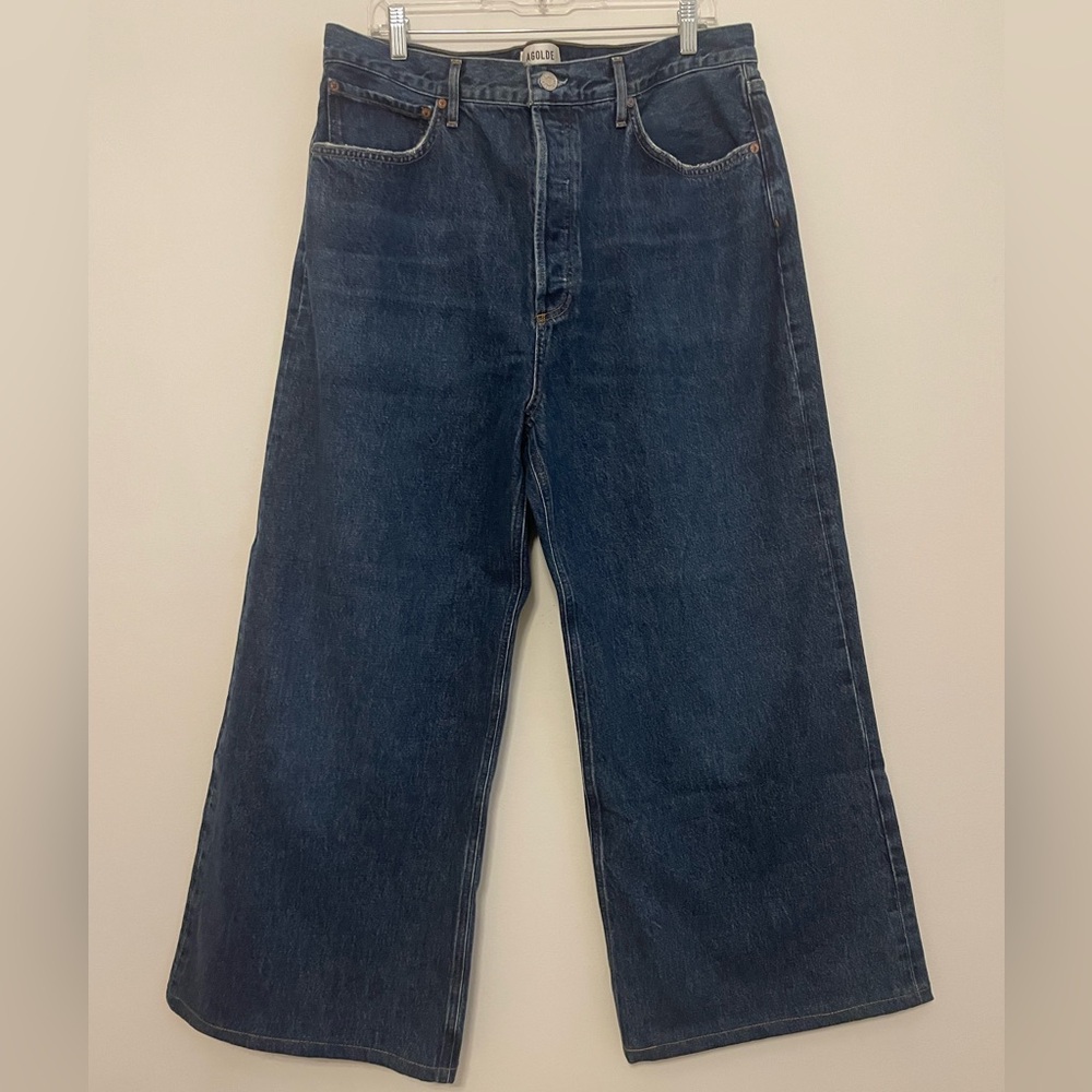 AGOLDE Dame Jeans High Rise Wide Leg